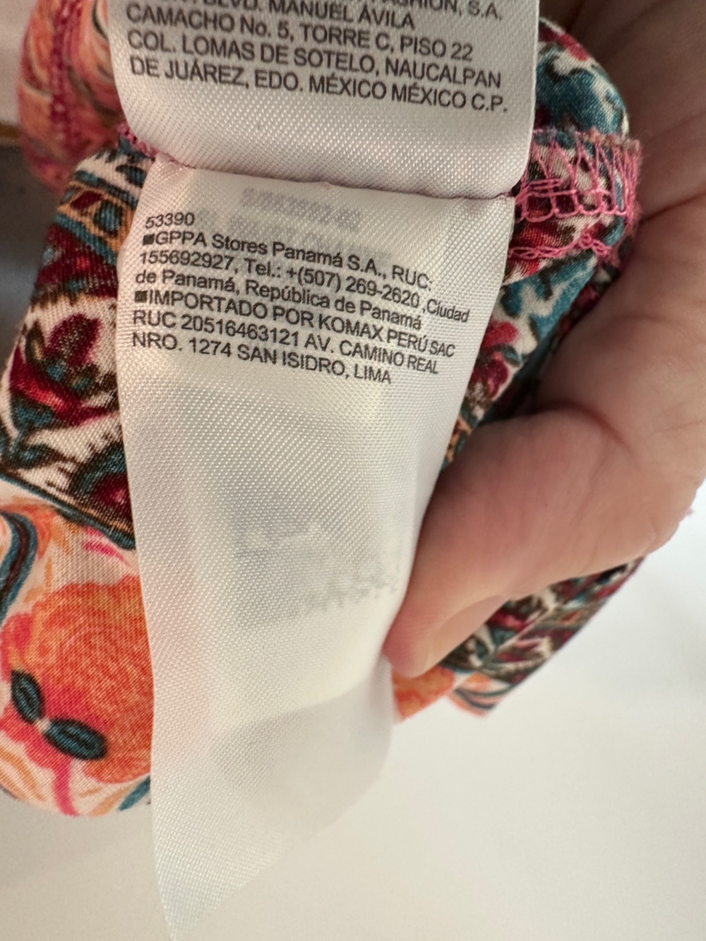 Old Navy Coral-Red and Orange Patterned patchwork strapless Midi Dress size M - Picture 8 of 10